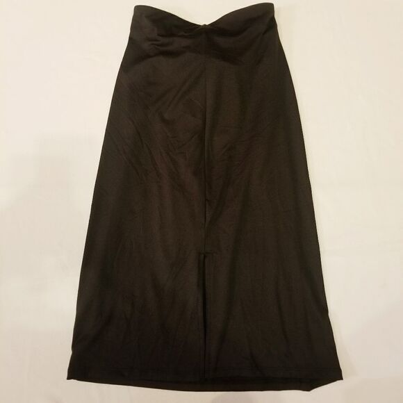 Halogen Black Slip Stretchy Tie Waist Skirt Sz S - Picture 3 of 6